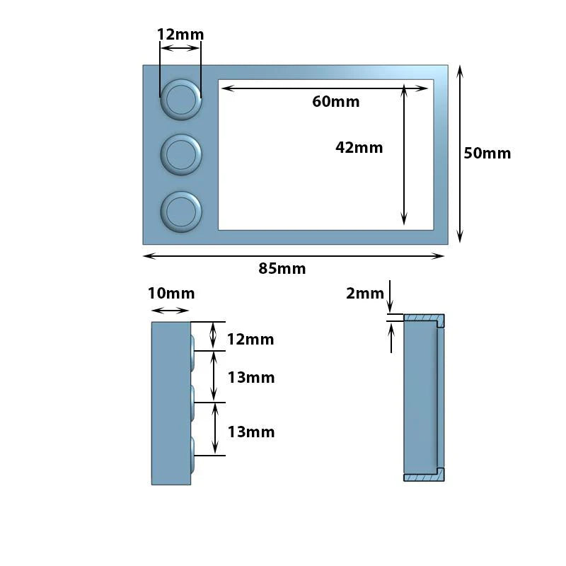 Protector display smartgyro S866 impermeable azul de silicona