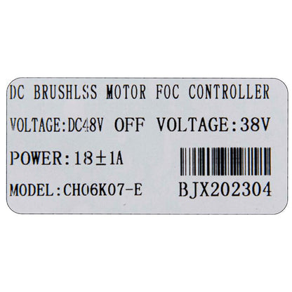 Controladora 48V 18A 800W para Ecoxtrem