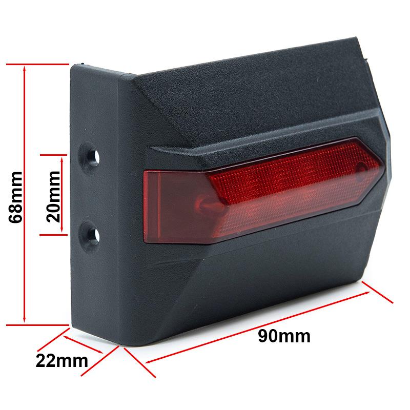 Embellecedor luz trasera L para Kukirin G2 Pro