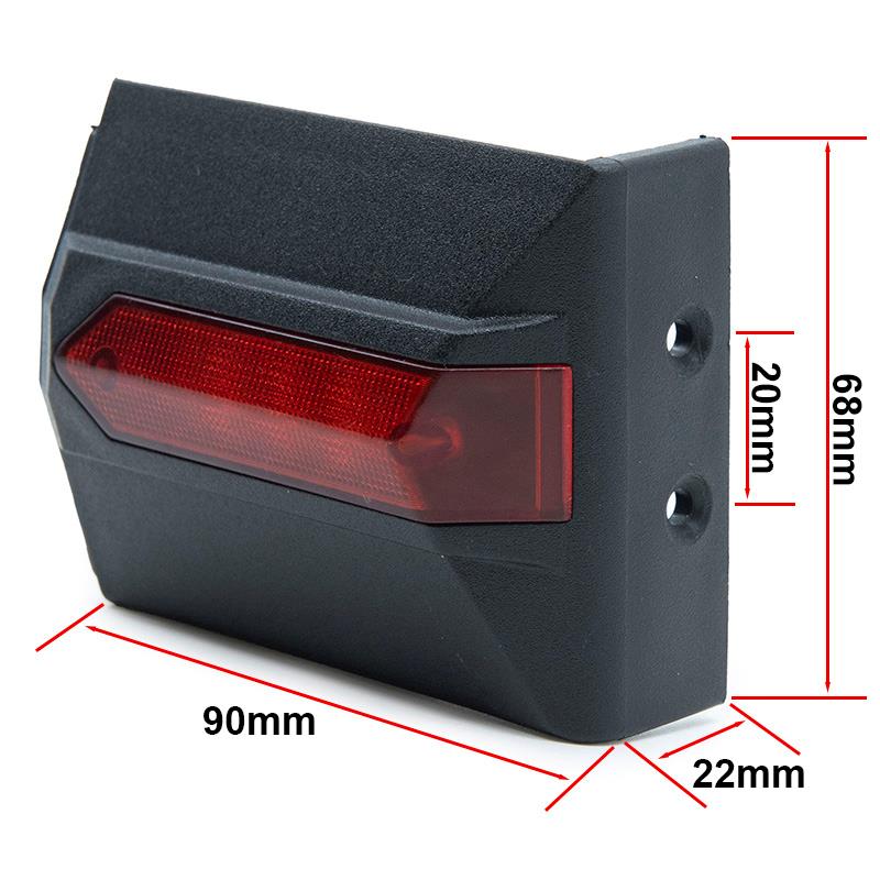 Embellecedor luz trasera R para Kukirin G2 Pro