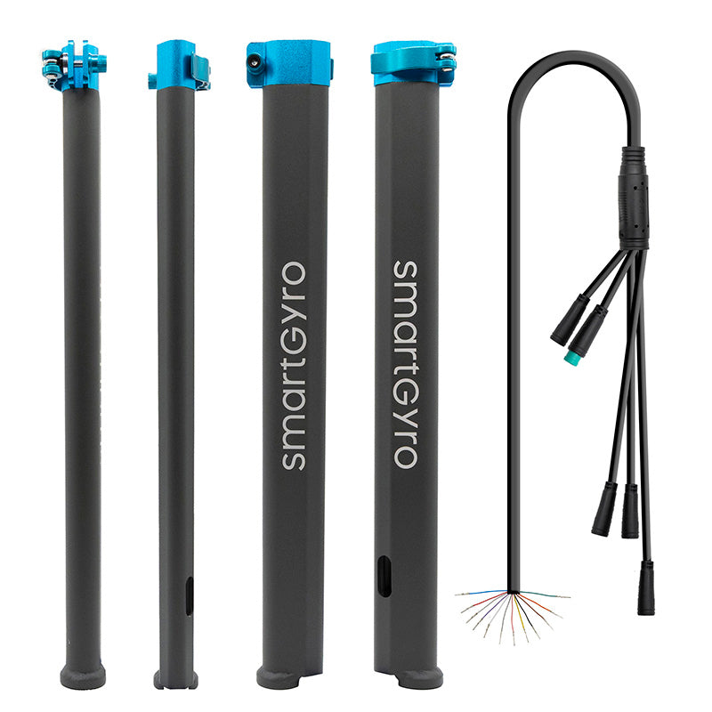 Mástil con cable y abrazadera original Smartgyro Speedway / Rockway / Crossover - gris