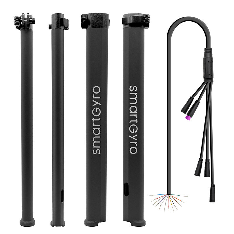 Mástil con cable original Smartgyro dual Crossover - negro