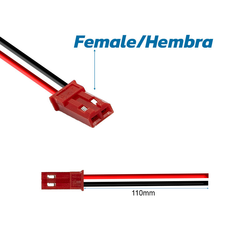 Conector JST con cable - 10 HEMBRA