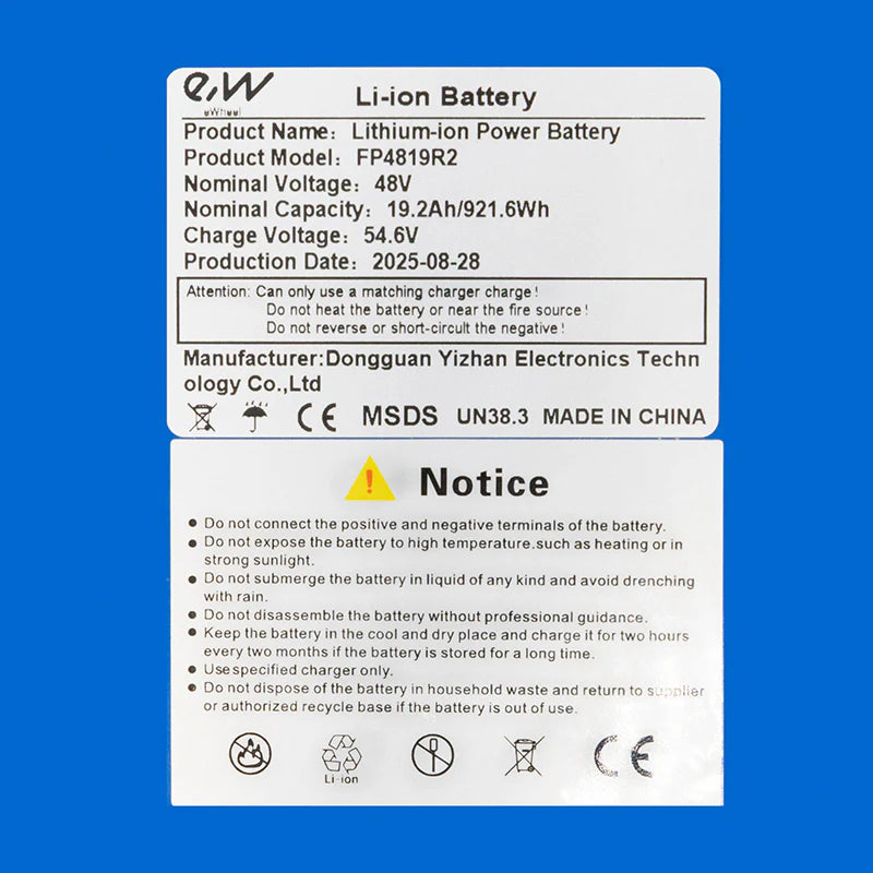 Batería para smartgyro speedway 48V 19,2 A/h