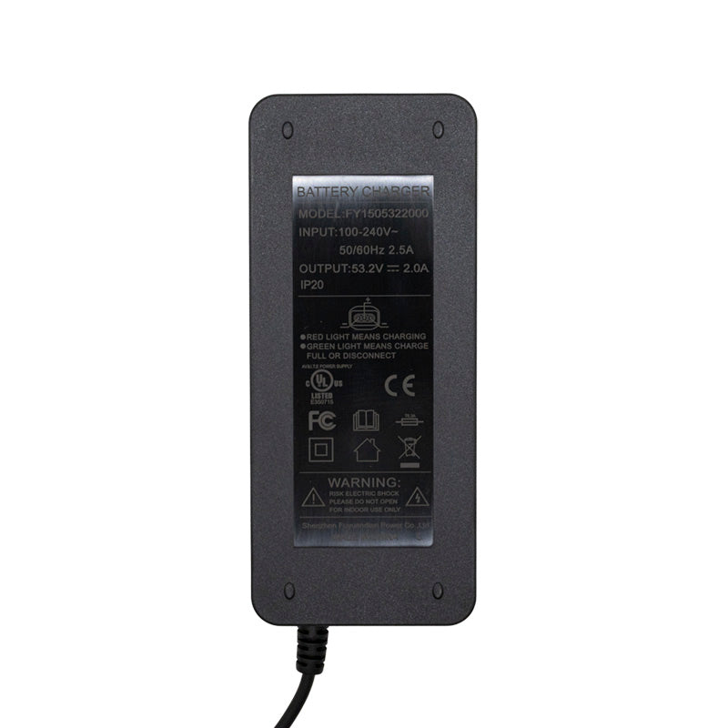 Cargador premium 48V (salida 53,2v) 2A para NIU -conector  SJT-125E