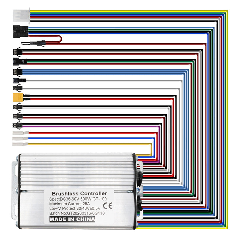 Kit electrónica GT100 36/60V 25A 500W