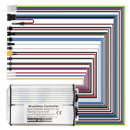 Kit electrónica GT100 36/60V 25A 500W