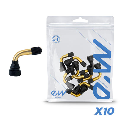 Válvula tubeless curva 90° - PVR 40 - 10uds