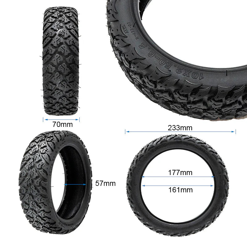 Rueda cubierta 10x2,5-6,5 tubeless offroad