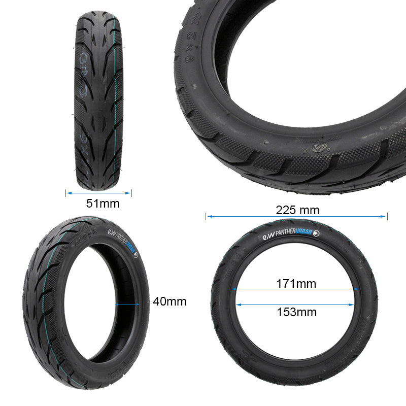 Neumático Cityroad 9x2-6,1 [Ewheel]
