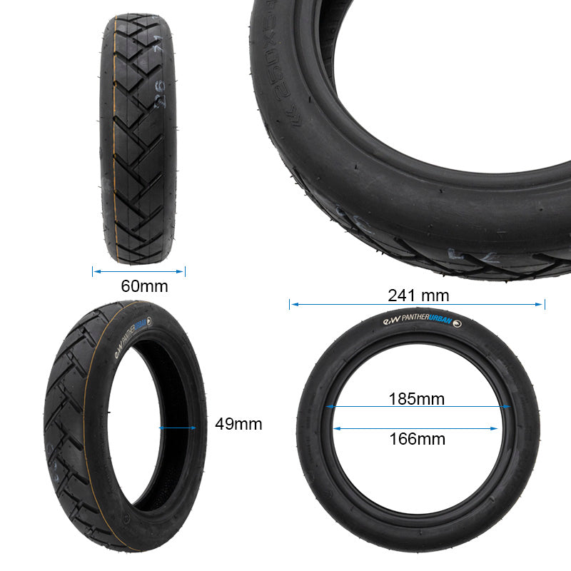 Neumático Tubeless 250X54 para Xiaomi Mi4 [Ewheel] Edition GEL
