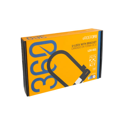 Candado en U de llave EWLK021 negro