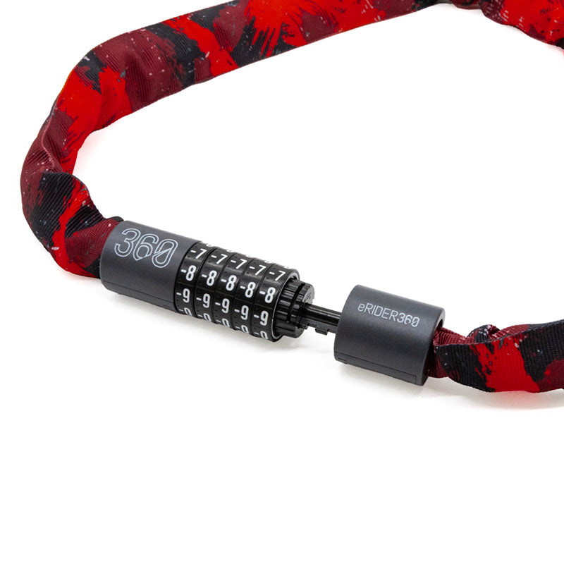 Candado de contraseña EWLK022 funda tela roja