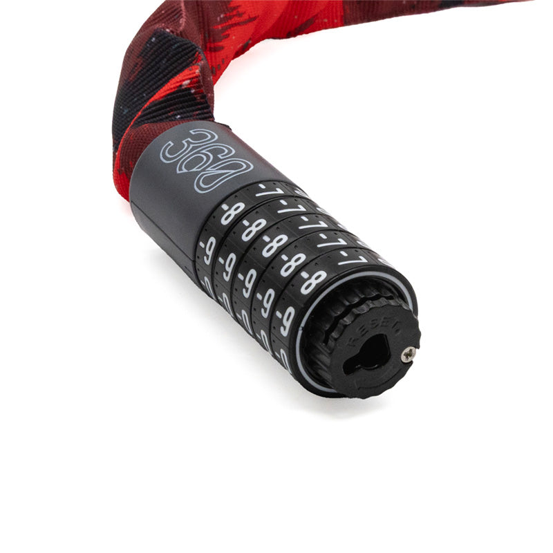 Candado de contraseña EWLK022 funda tela roja