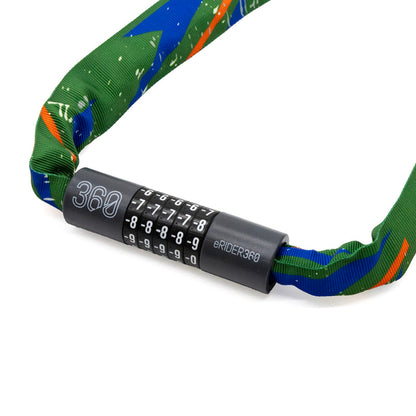 Candado de contraseña EWLK022 funda tela multicolor