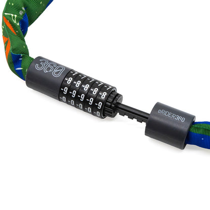 Candado de contraseña EWLK022 funda tela multicolor