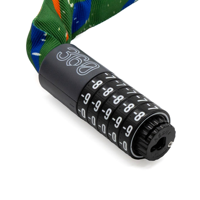 Candado de contraseña EWLK022 funda tela multicolor