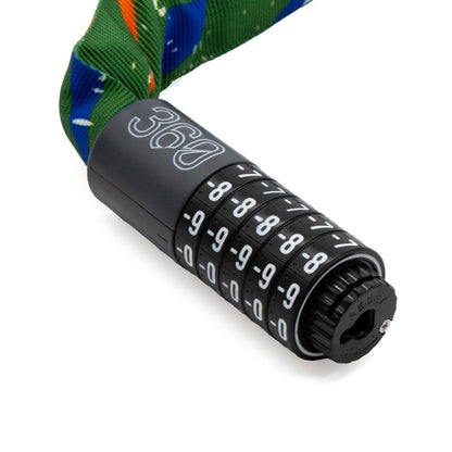 Candado de contraseña EWLK022 funda tela multicolor