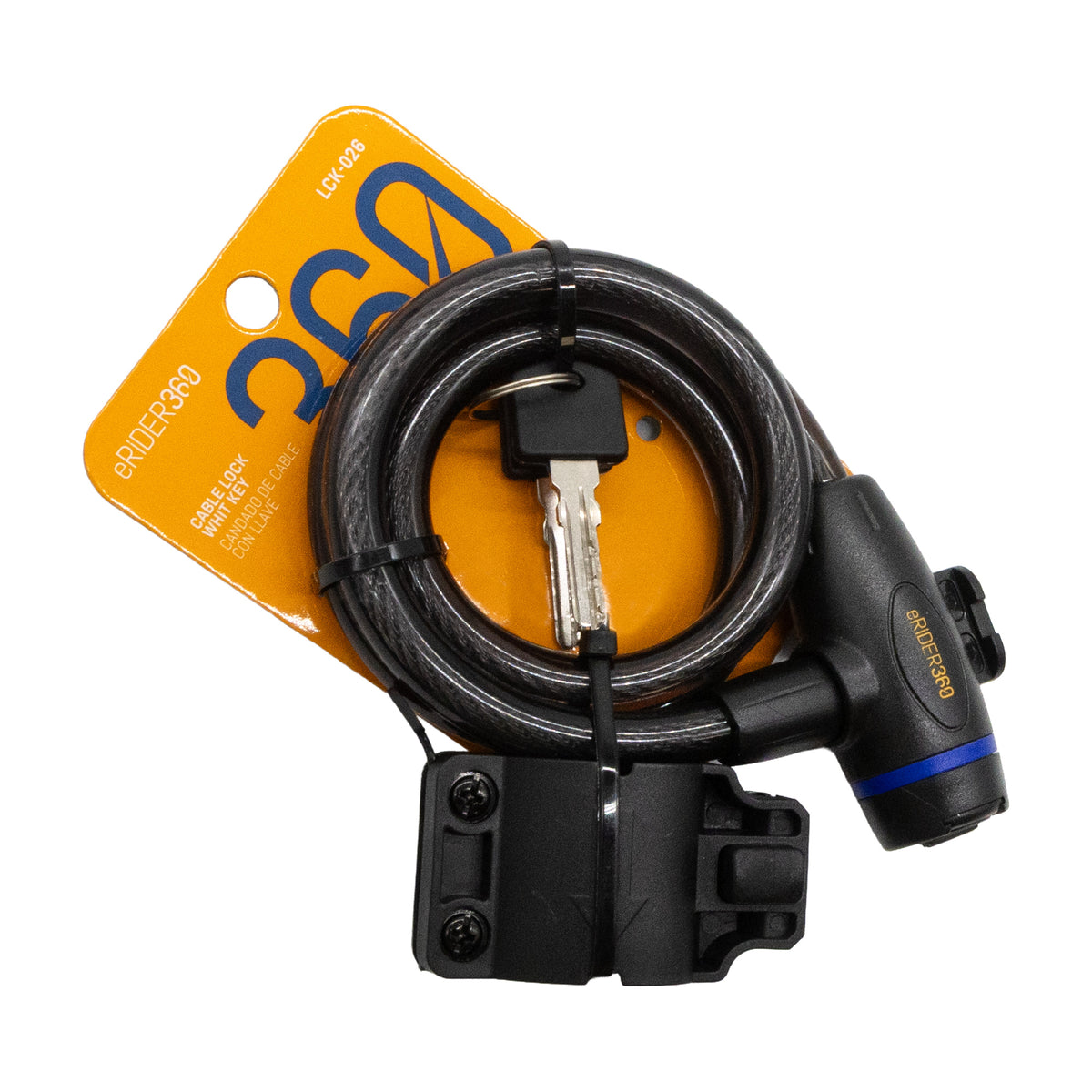 Candado de llave EWLK026 negro
