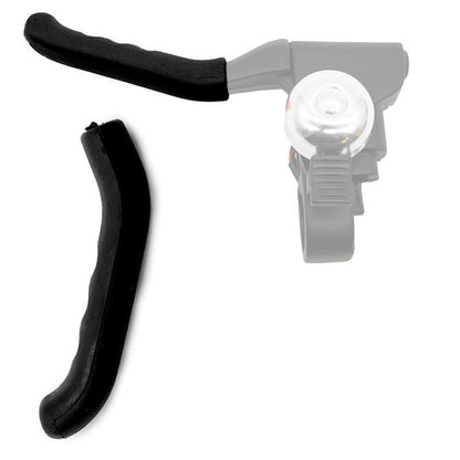 Embellecedor de silicona para maneta freno negro - 10 uds