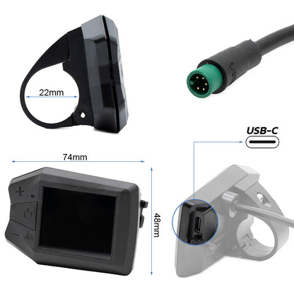 Kit electrónica para bicicleta EWEBK-001