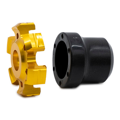Protector decorativo anticaídas para eje motor o llanta EWTB-006 dorado