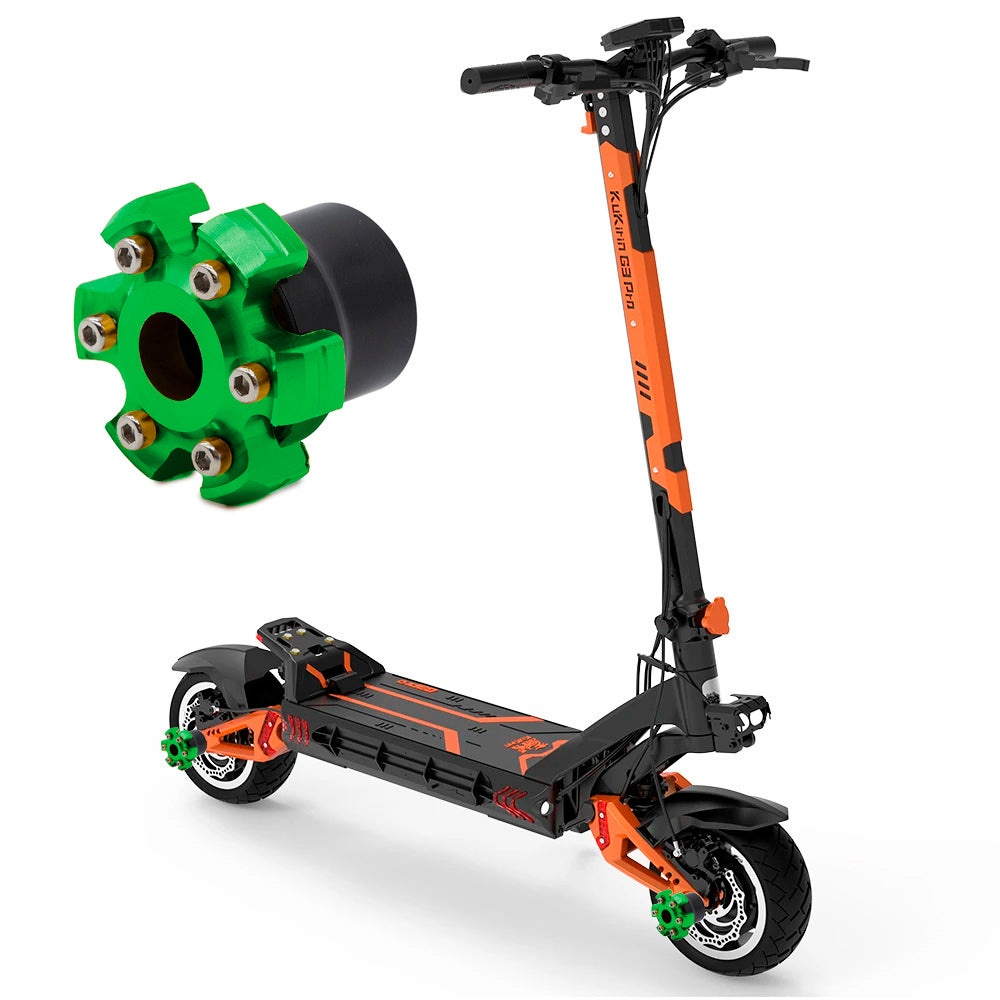 Protector decorativo anticaídas para eje motor o llanta EWTB-006 verde
