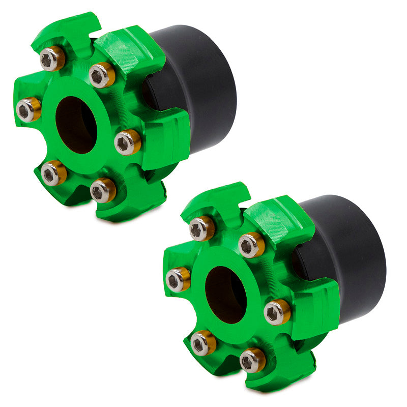 Protector decorativo anticaídas para eje motor o llanta EWTB-006 verde