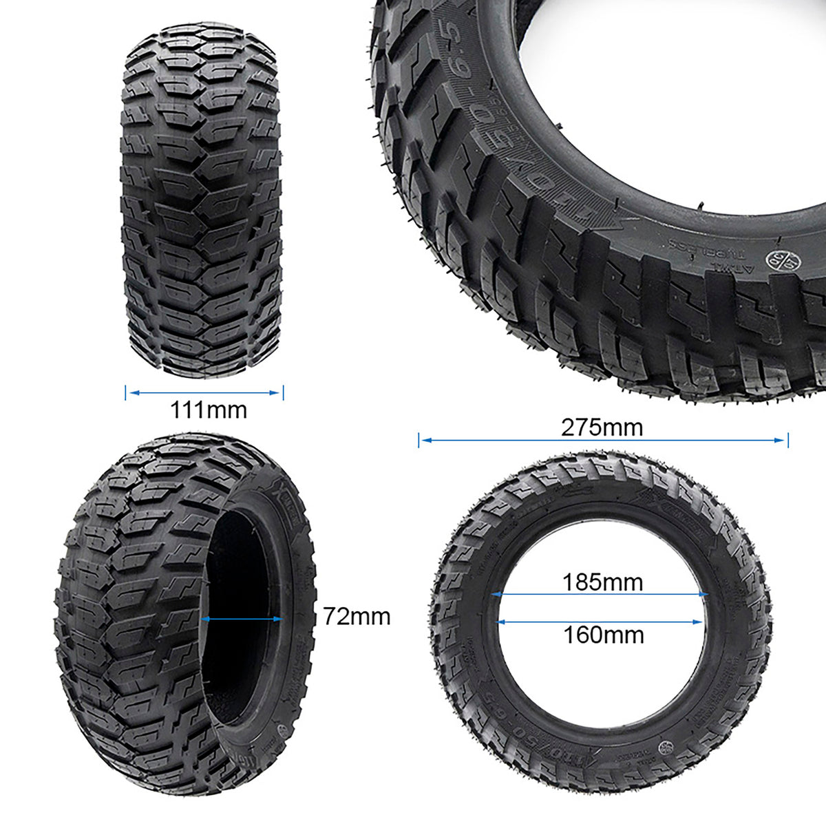 Neumático tubeless Offroad 110/50-6,5 [Xuancheng]