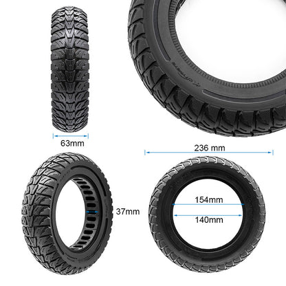 Rueda maciza 10x2,5-6,1 [Cityneye] - negro