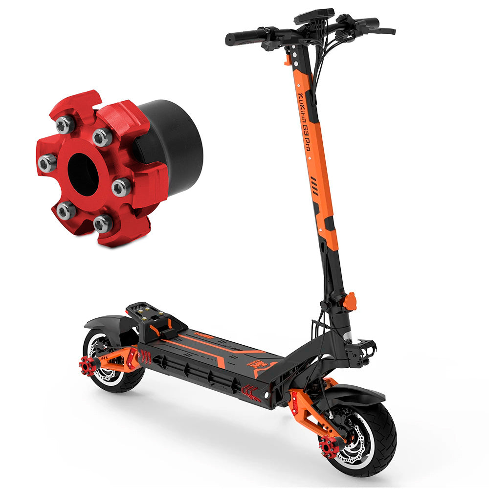 Protector decorativo anticaídas para eje motor o llanta EWTB-006 rojo