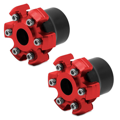 Protector decorativo anticaídas para eje motor o llanta EWTB-006 rojo