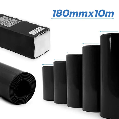 Termorretráctil negro 180m 10M