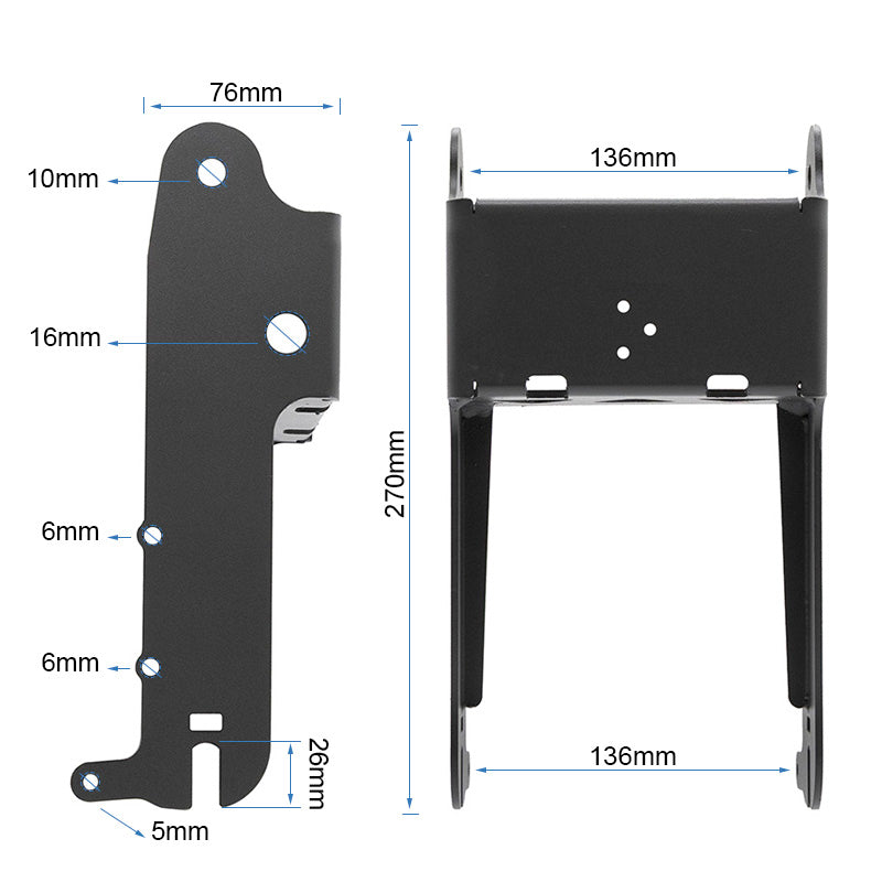 Horquilla trasera Kukirin G2 (Sin logo)
