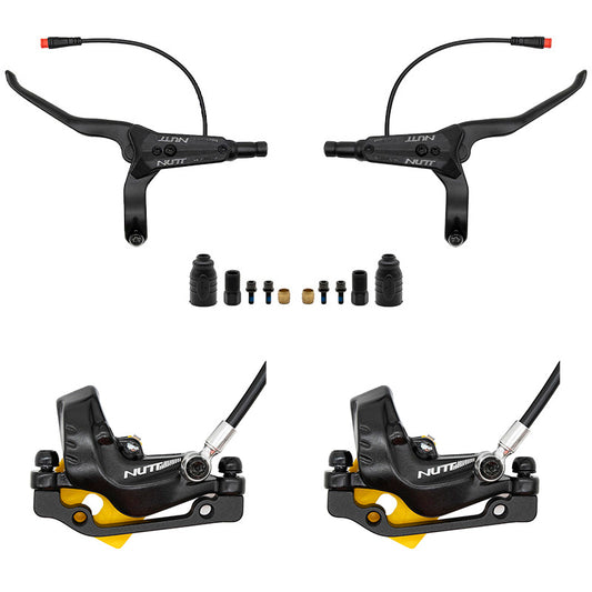 Kit de freno hidráulico negro Y5 Delantero R trasero R [NUTT]