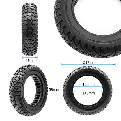 Rueda maciza 9,5x2-6,1 [Cityneye] , negro