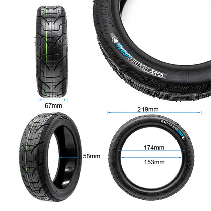 Neumático tubeless 70/50-6,1 EWHEEL PANTHERURBAN Con gel antipinchazos