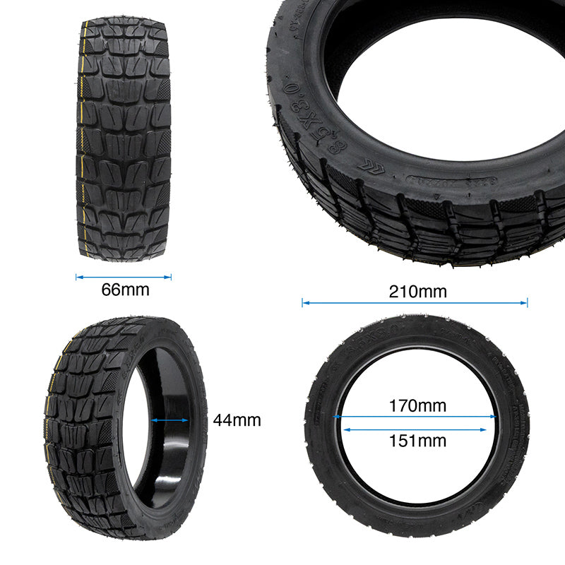 Neumático 8,5x3 tubeless offroad - con GEL EWHEEL RHINOTRACK