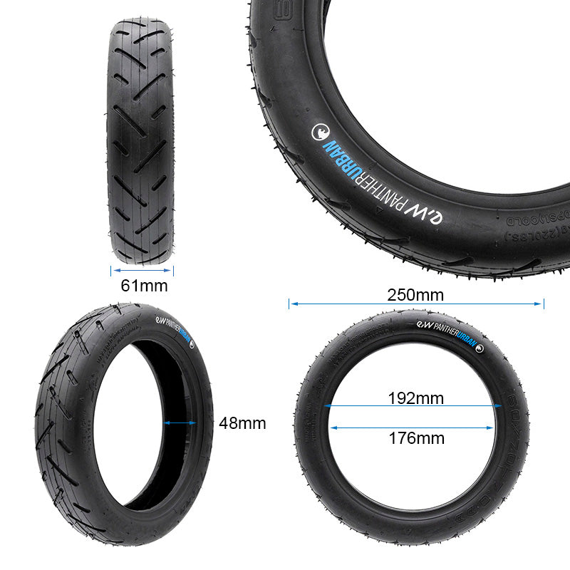Neumático tubeless 60/70-7 PARA MI4 PRO MAX/PLUS EWHEEL PANTHERURBAN NEW GEL