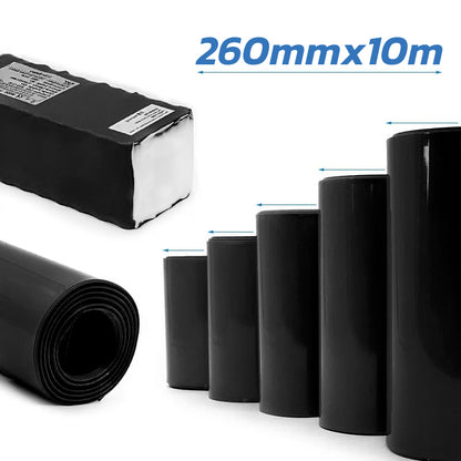 Termorretráctil negro 260m 10M