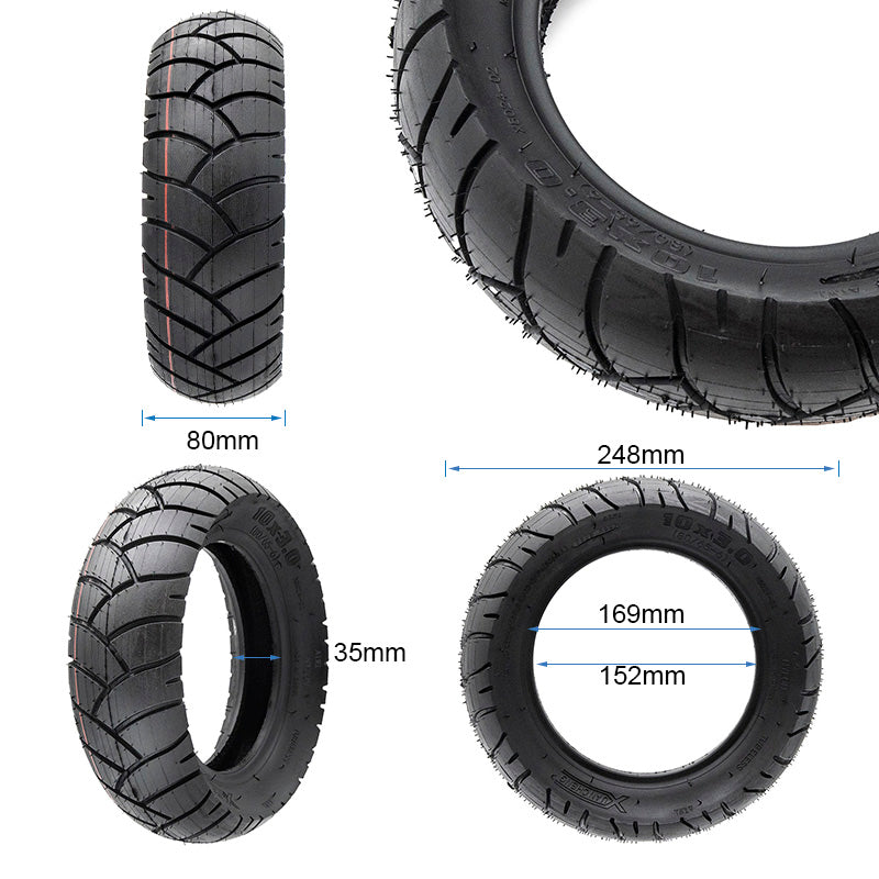 Neumático tubeless 10x3(80/65-6) [Xuancheng]