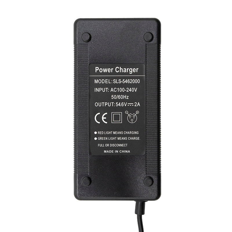 Cargador 48V (salida 54,6v) 2A conector DC 5,5x2,1mm