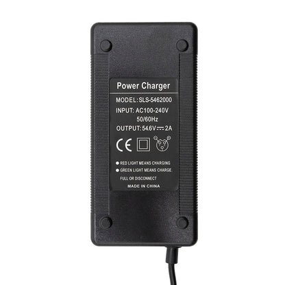 Cargador 48V (salida 54,6v) 2A conector DC 5,5x2,1mm
