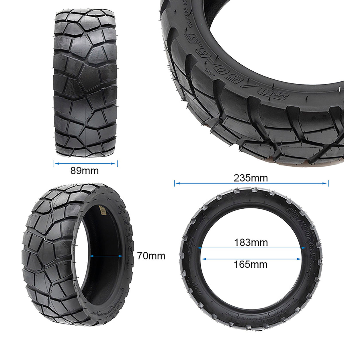 Neumático tubeless offroad 80/50-6,5 EWHEEL RHINOTRACK