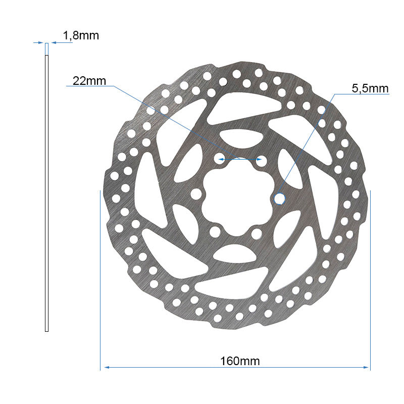 Disco de freno EWD003 - 160mm