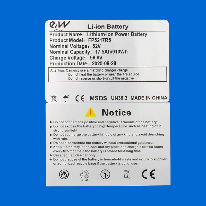Batería para Dualtron Mini 52V 17,5Ah