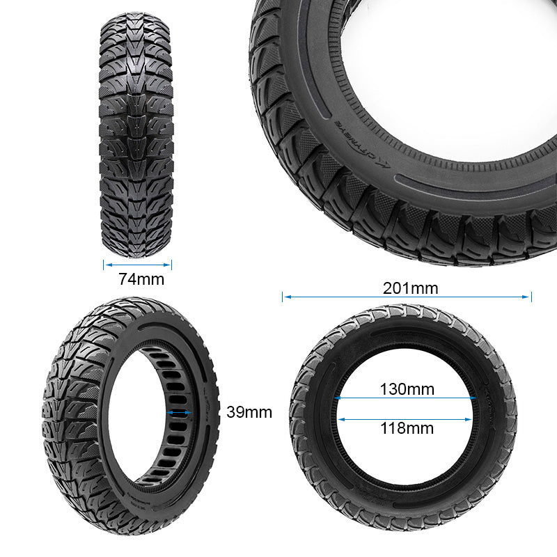 Rueda maciza 8,5x3-5,5 [Cityneye] - negro