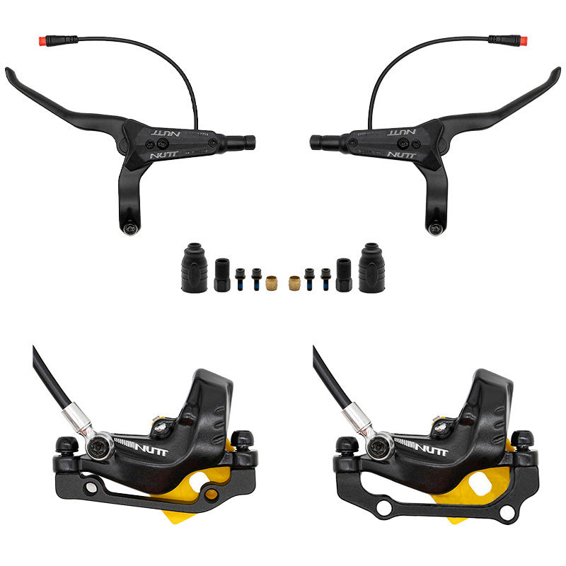 Kit de freno hidráulico negro Y5 Delantero L trasero L [NUTT]