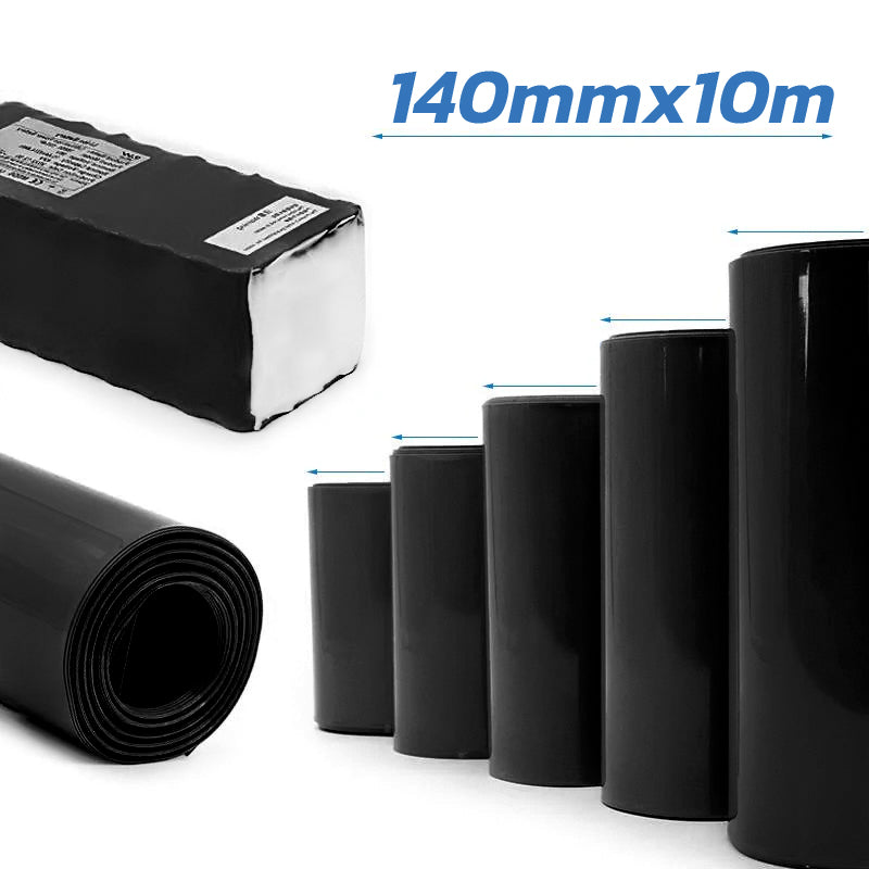 Termorretráctil negro 140m 10M