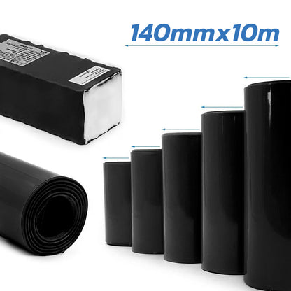 Termorretráctil negro 140m 10M